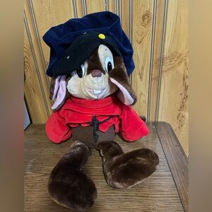 Vintage 80’s Fievel An American Tail Plush Toy Kids Collectible